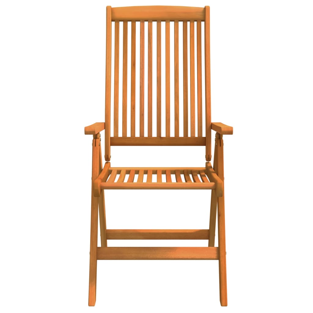 Klappstoler 2 stk heltre eukalyptus