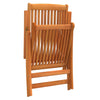 Klappstoler 2 stk heltre eukalyptus