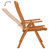 Klappstoler 2 stk heltre eukalyptus