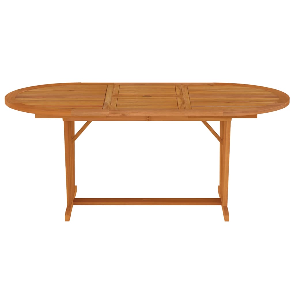 Hagebord 200x100x75 cm heltre eukalyptus