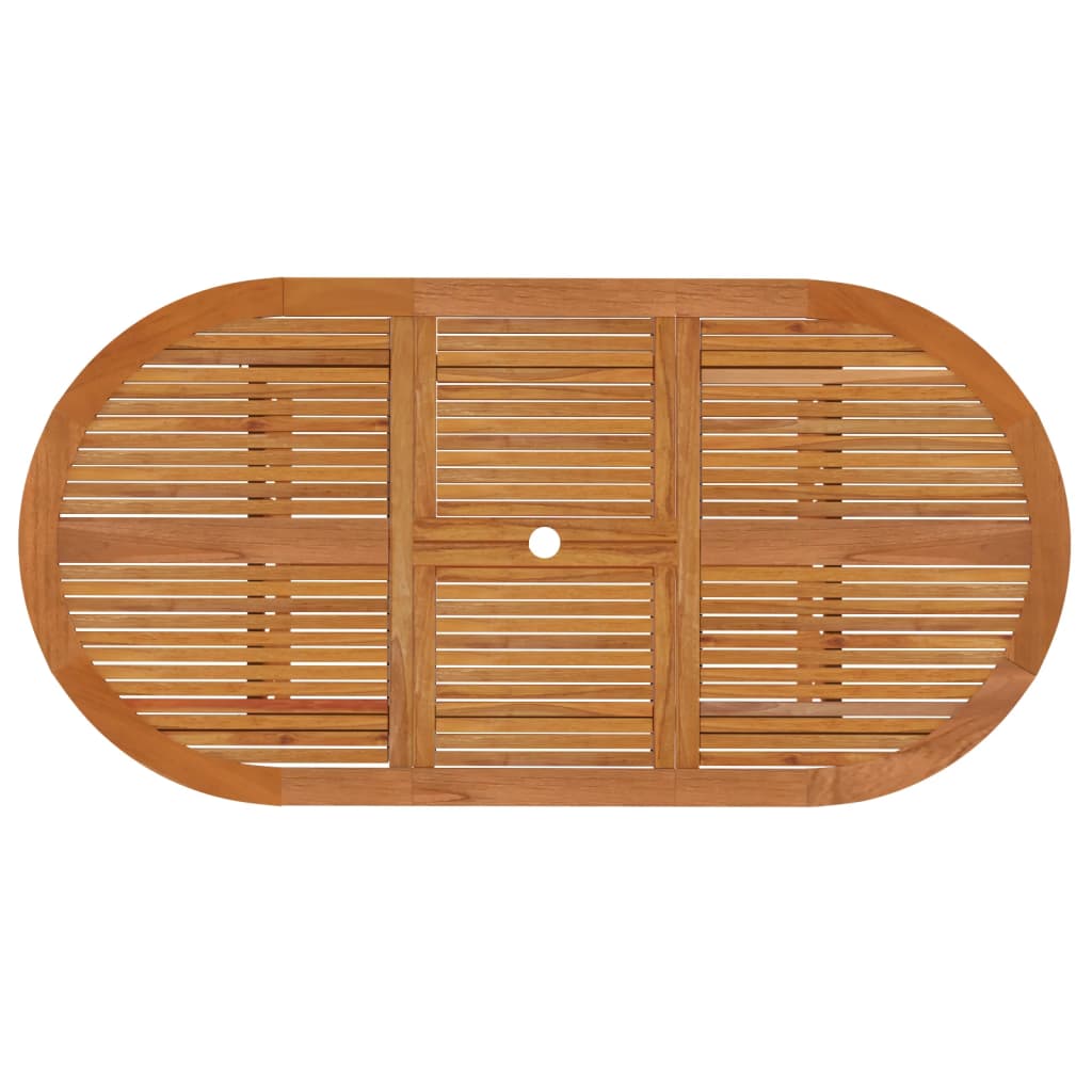 Hagebord 200x100x75 cm heltre eukalyptus