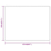 Teppe kremhvit 130x170 cm polyester