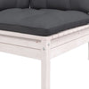 Hagesofagruppe med puter 8 deler heltre furu