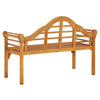 Hagebenk 125 cm heltre akasie