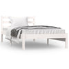 Sengeramme heltre furu 90x190 cm hvit Single