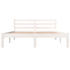 Sengeramme heltre furu 120x190 cm hvit Small Double