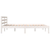 Sengeramme heltre furu 120x190 cm hvit Small Double