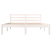 Sengeramme heltre furu 140x190 cm hvit