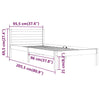 Sengeramme heltre furu 90x200 cm