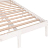 Sengeramme heltre furu 120x200 cm hvit