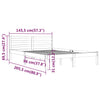 Sengeramme heltre furu 140x200 cm