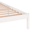 Sengeramme heltre furu 140x200 cm hvit