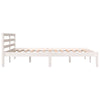 Sengeramme heltre furu 150x200 cm hvit King Size