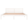 Sengeramme heltre furu 160x200 cm hvit