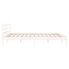 Sengeramme heltre furu 160x200 cm hvit