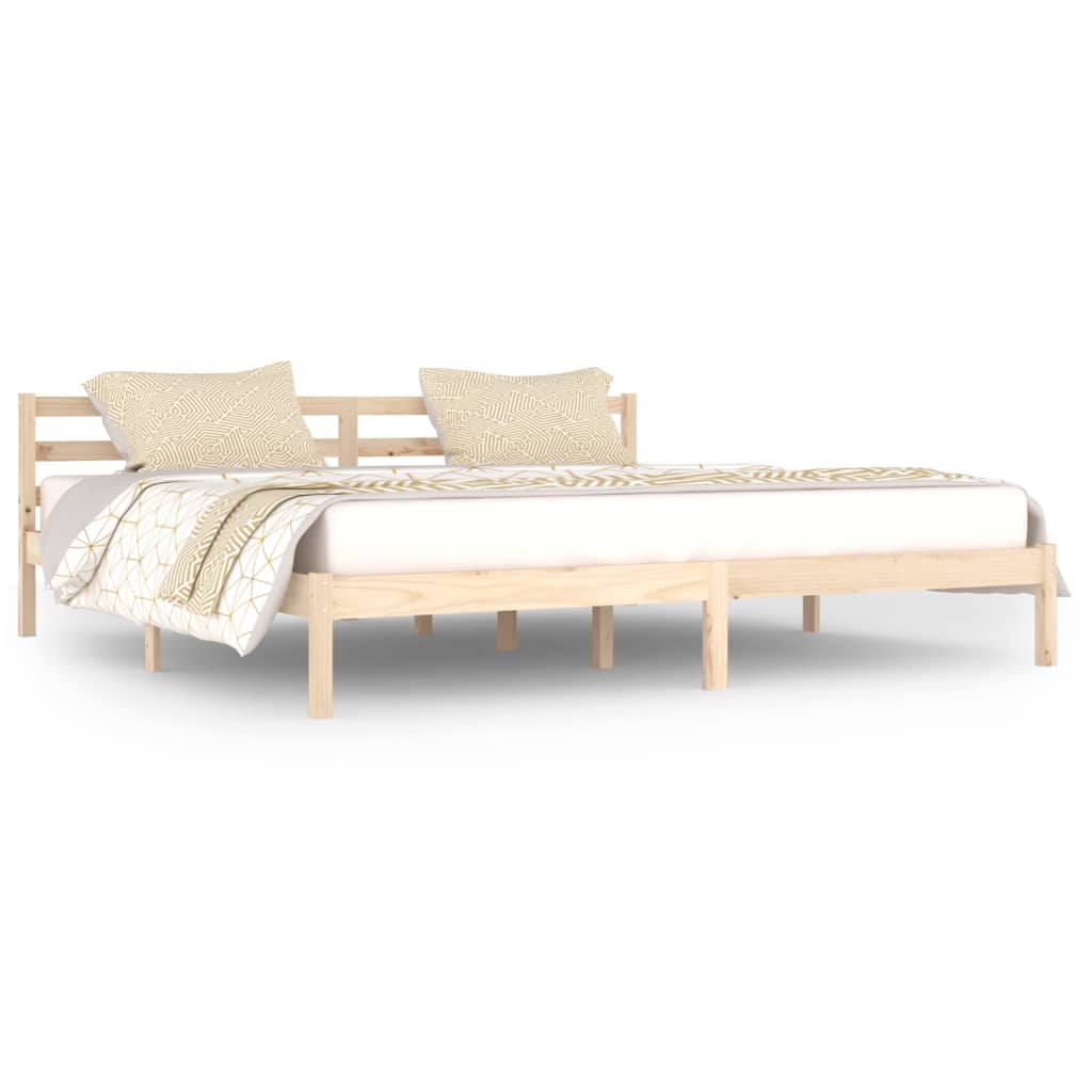 Sengeramme heltre furu 200x200 cm