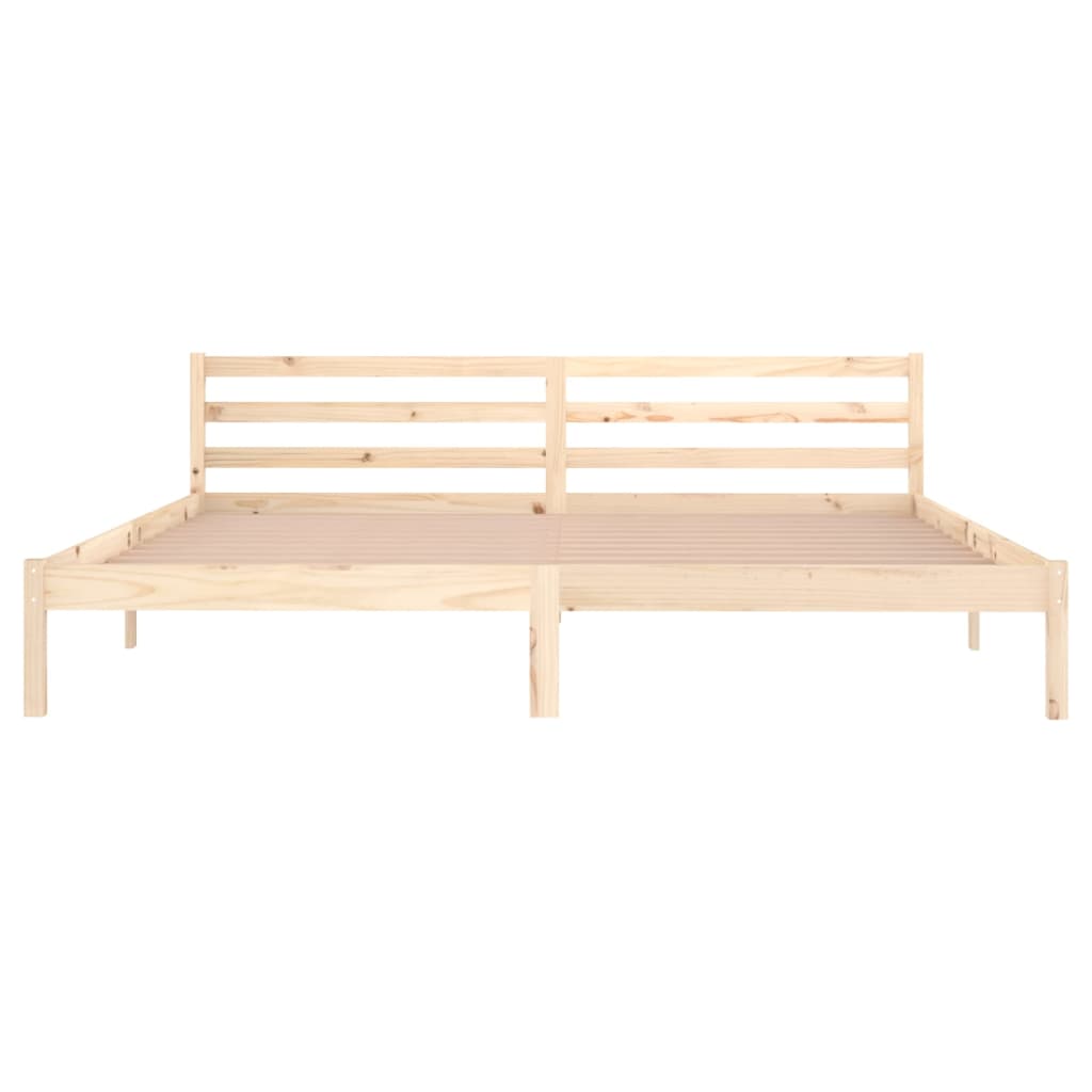 Sengeramme heltre furu 200x200 cm