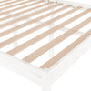 Seniorseng hvit 150x200 cm heltre furu