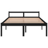 Seniorseng svart 150x200 cm heltre furu