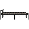 Seniorseng svart 150x200 cm heltre furu