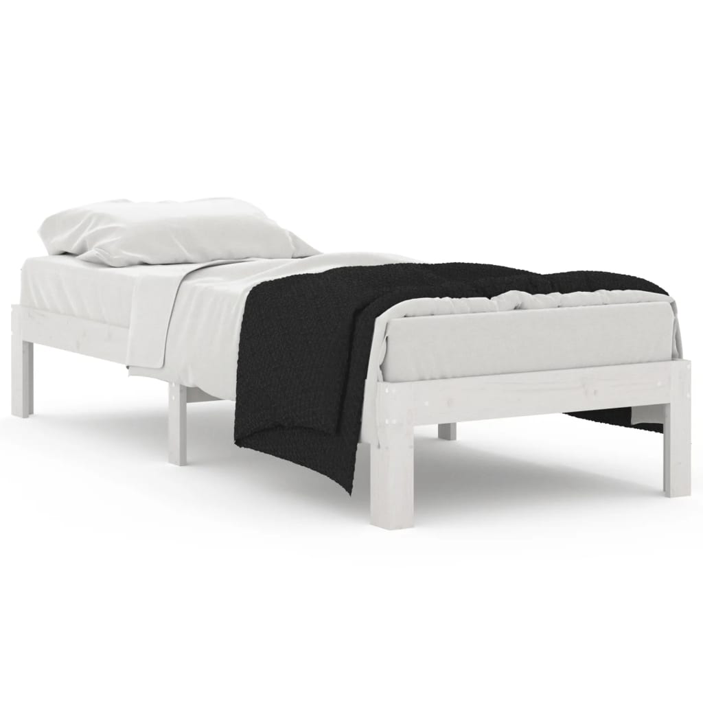 Sengeramme hvit heltre 75x190 cm Small Single