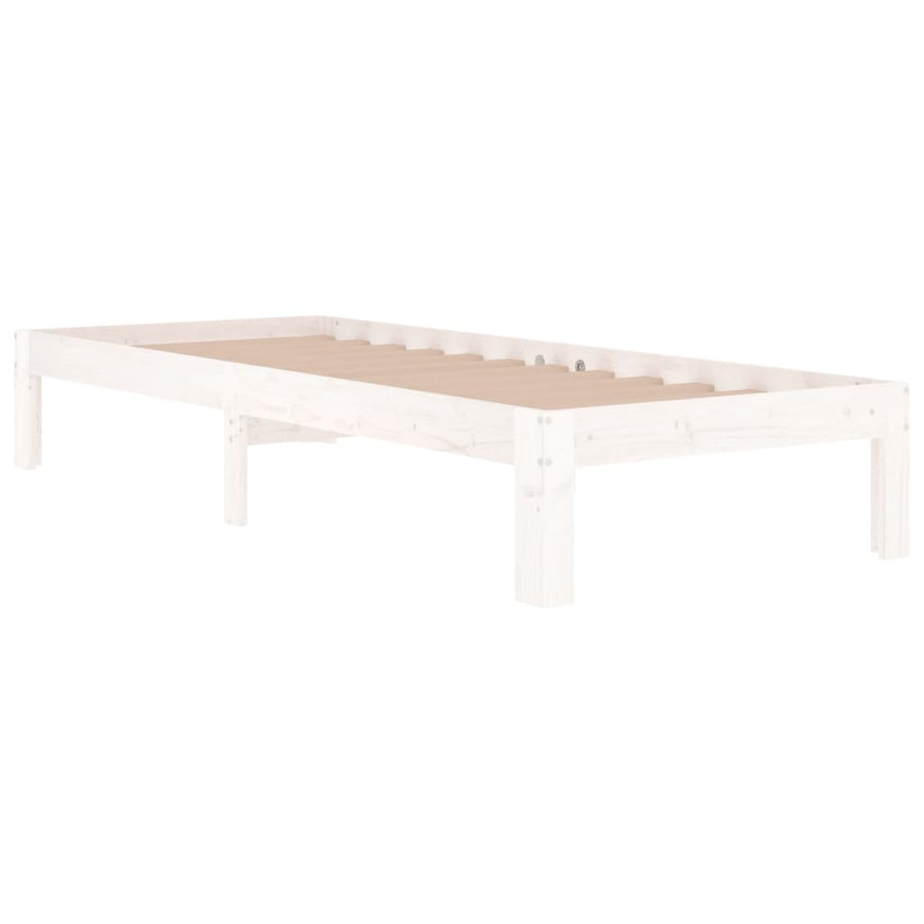 Sengeramme hvit heltre 75x190 cm Small Single