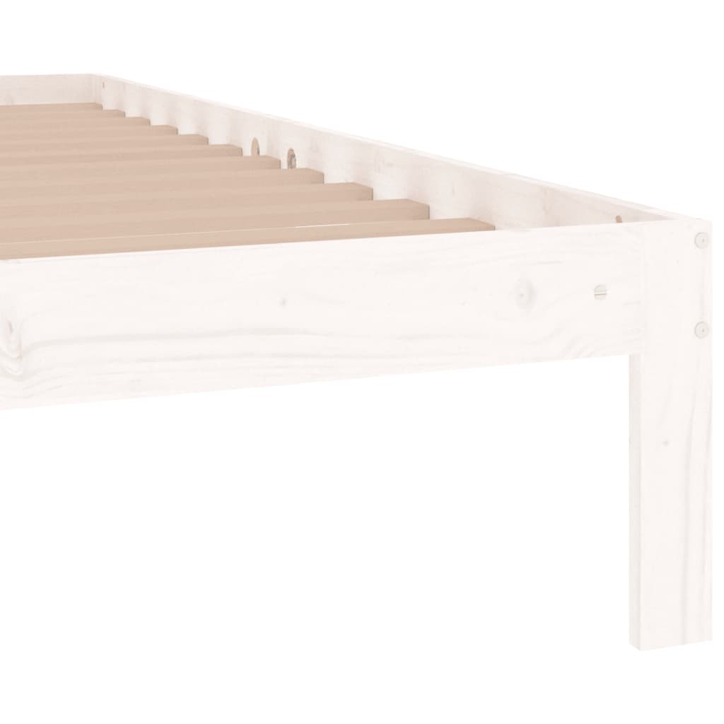Sengeramme hvit heltre 75x190 cm Small Single
