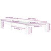 Sengeramme heltre furu 90x200 cm