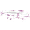 Sengeramme heltre furu 120x200 cm