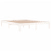 Sengeramme hvit heltre 150x200 cm King Size