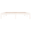 Sengeramme hvit heltre 150x200 cm King Size