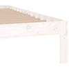 Sengeramme hvit heltre 150x200 cm King Size
