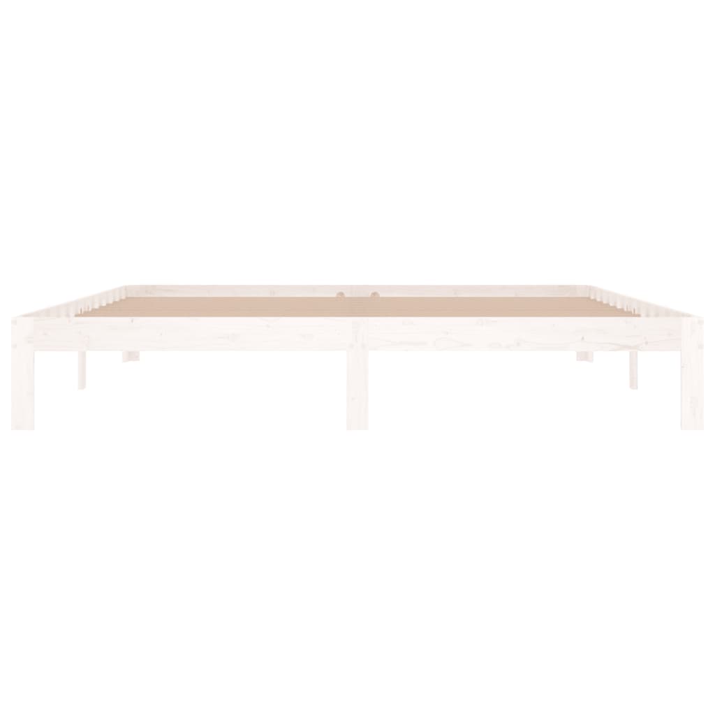 Sengeramme hvit heltre 180x200 cm Super King