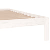 Sengeramme hvit heltre 180x200 cm Super King