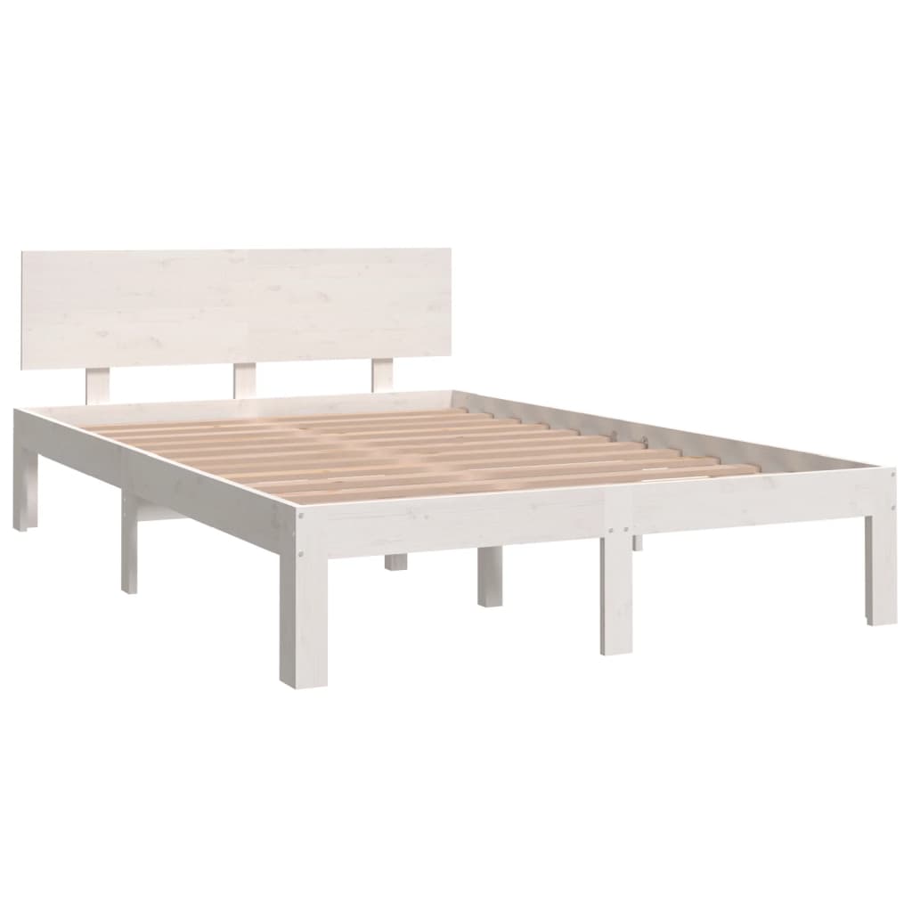 Sengeramme hvit heltre 120x190 cm Small Double