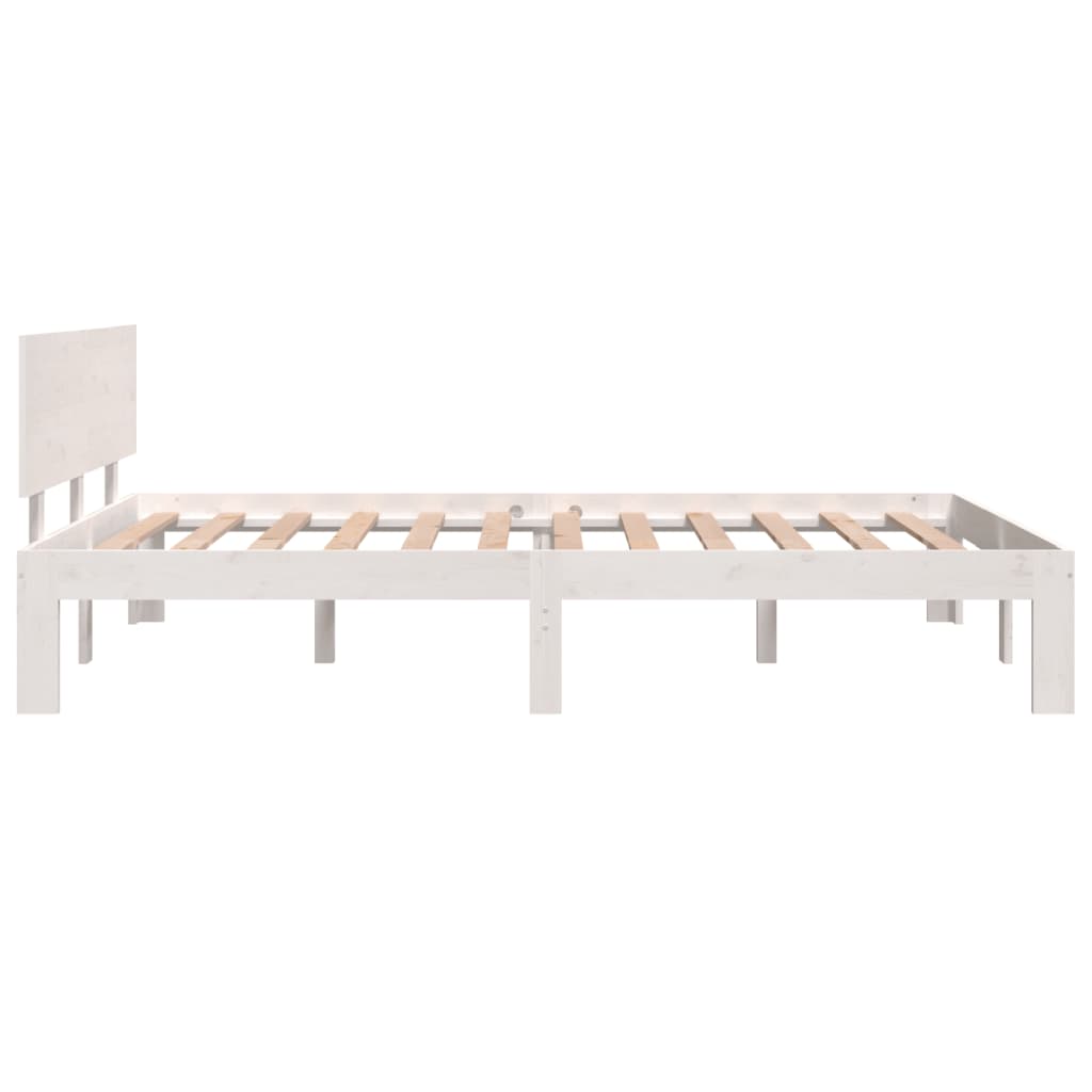 Sengeramme hvit heltre 120x190 cm Small Double