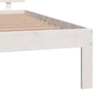 Sengeramme hvit heltre 120x190 cm Small Double