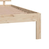 Sengeramme heltre furu 140x190 cm