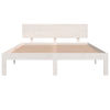 Sengeramme hvit heltre furu 140x190 cm