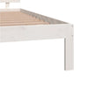Sengeramme hvit heltre furu 140x190 cm
