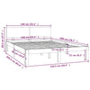 Sengeramme heltre furu 140x200 cm