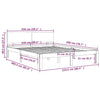 Sengeramme heltre 150x200 cm King Size