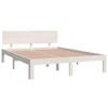Sengeramme hvit heltre 150x200 cm King Size