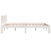 Sengeramme hvit heltre 150x200 cm King Size