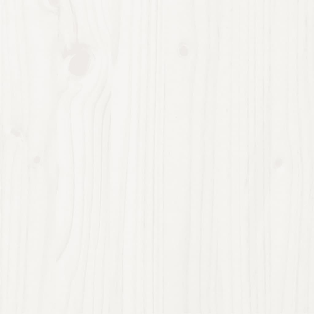 Sengeramme hvit heltre 150x200 cm King Size