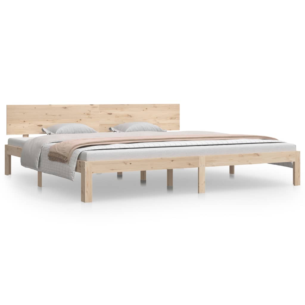 Sengeramme heltre furu 200x200 cm