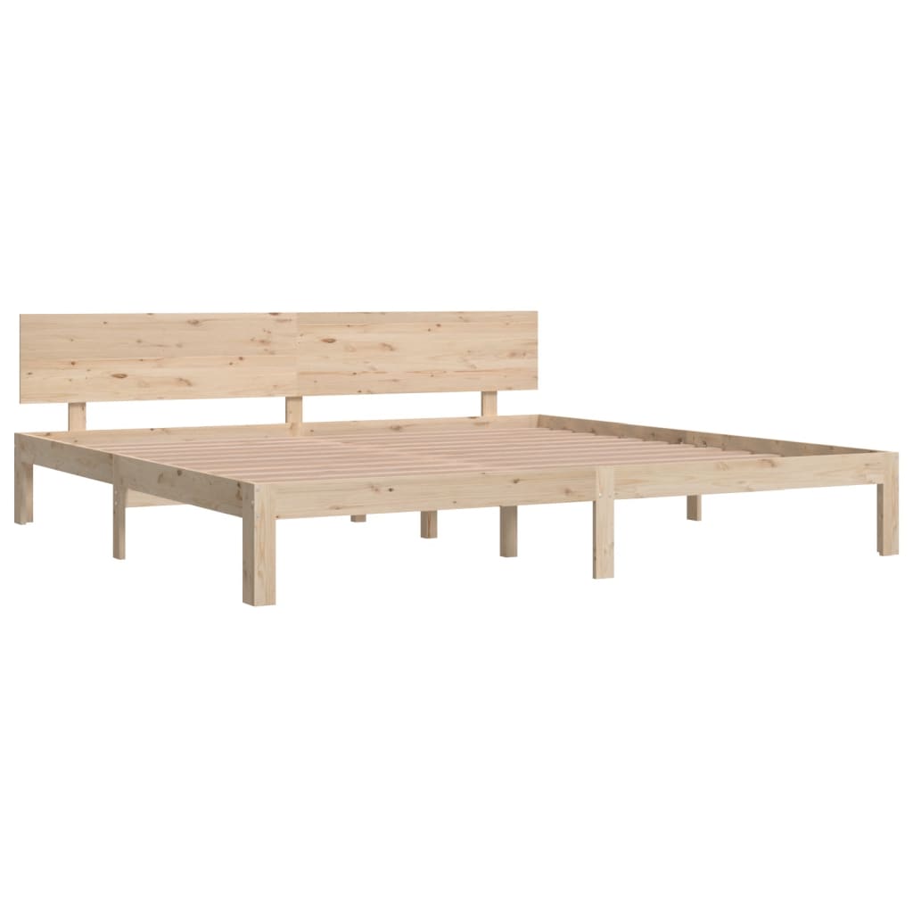 Sengeramme heltre furu 200x200 cm