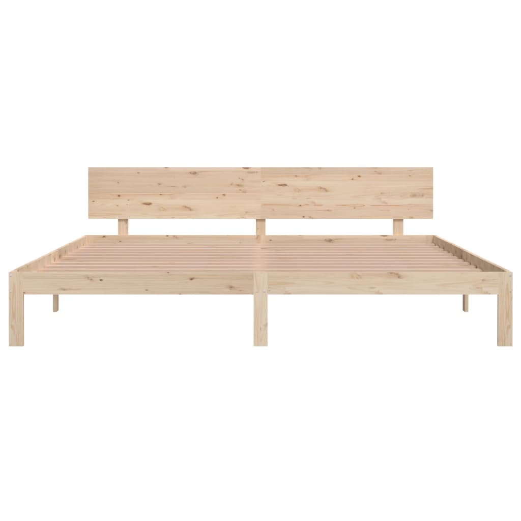 Sengeramme heltre furu 200x200 cm