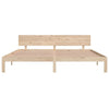 Sengeramme heltre furu 200x200 cm