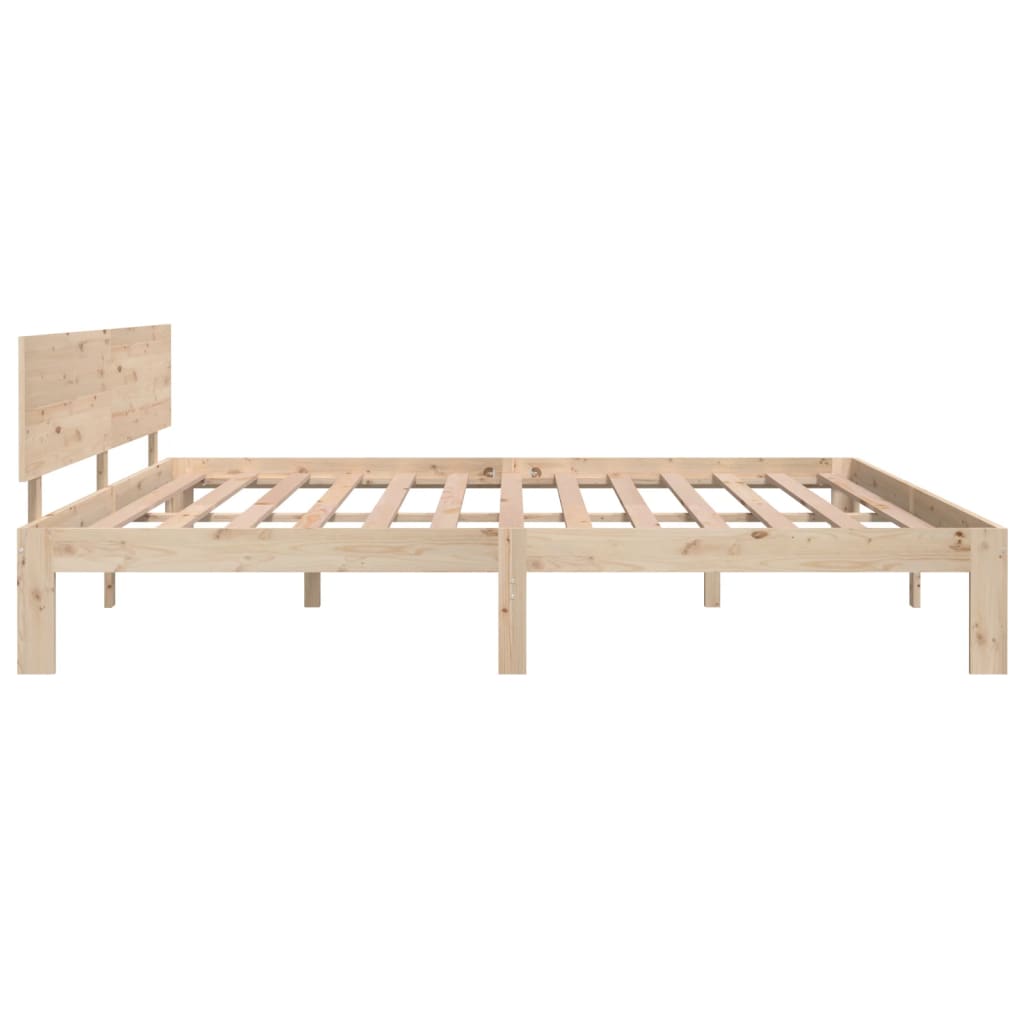 Sengeramme heltre furu 200x200 cm
